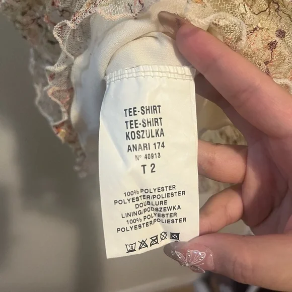 Jacqueline Riu Multicolor Textured Blouse - Picture 4 of 5